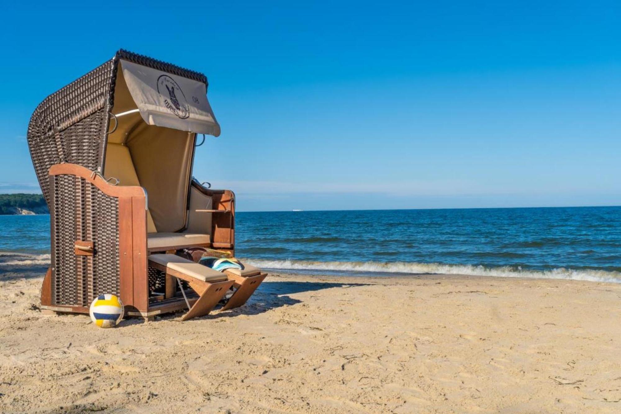 Traumhaftes Appartement - Odins Blick Wohnung 13 , Sauna Und Privatstrand, Blick Zur Ostsee Lobbe Kültér fotó