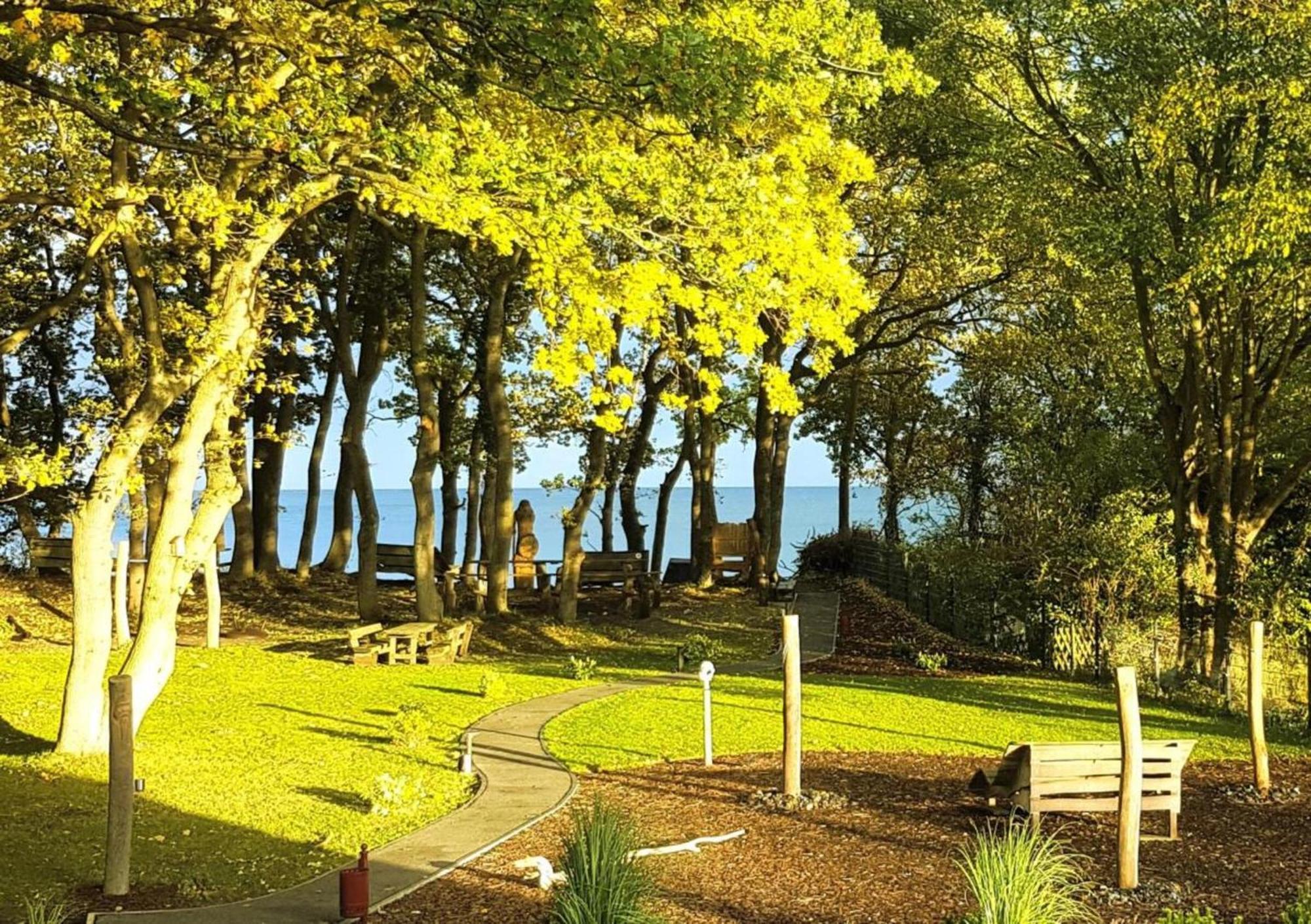 Traumhaftes Appartement - Odins Blick Wohnung 13 , Sauna Und Privatstrand, Blick Zur Ostsee Lobbe Kültér fotó